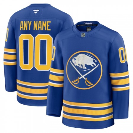 Män Ishockey Buffalo Sabres tröja med eget tryck Fanatics Premium 2024-25 Blå Hemma